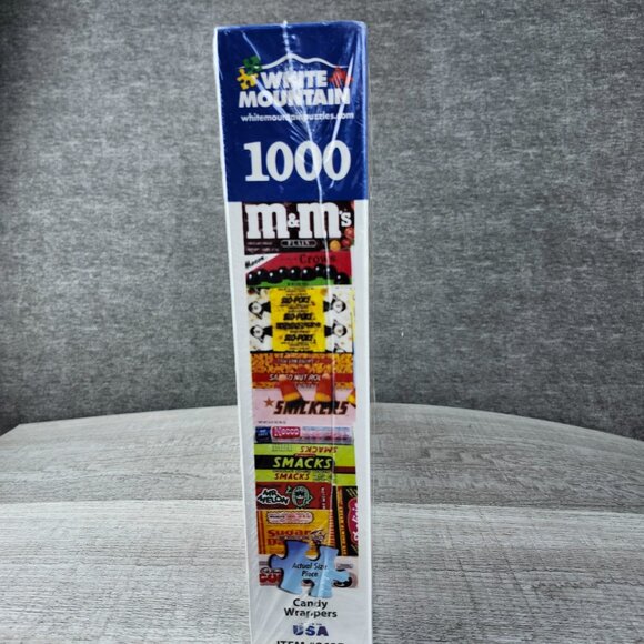 White Mountain Candy Wrapper Puzzle 1000 Pieces NIB - Picture 5 of 9